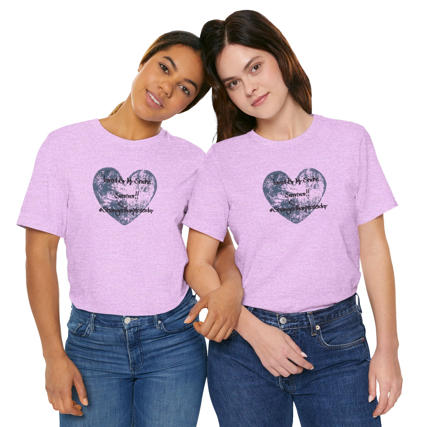Stroke Survivor T-Shirt — "Stronger Than Yesterday" Support Tee