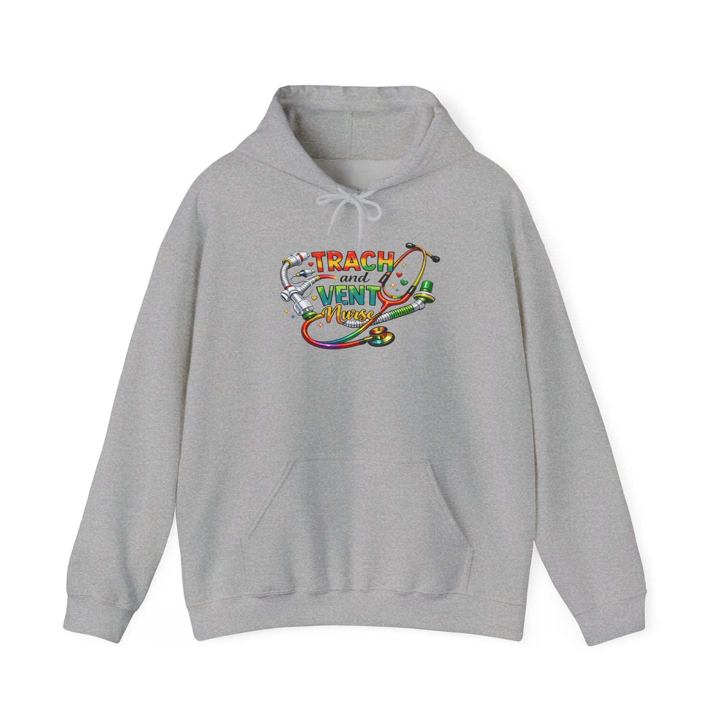TRACH & VENT Nurse bold color Pullover