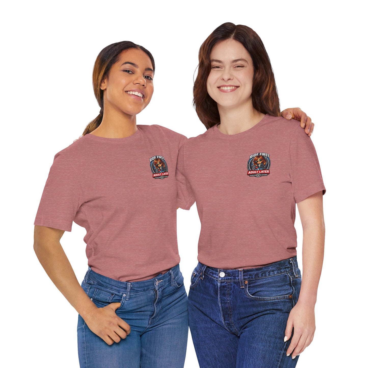 Ride First, Adult Later Motorcycle Tee