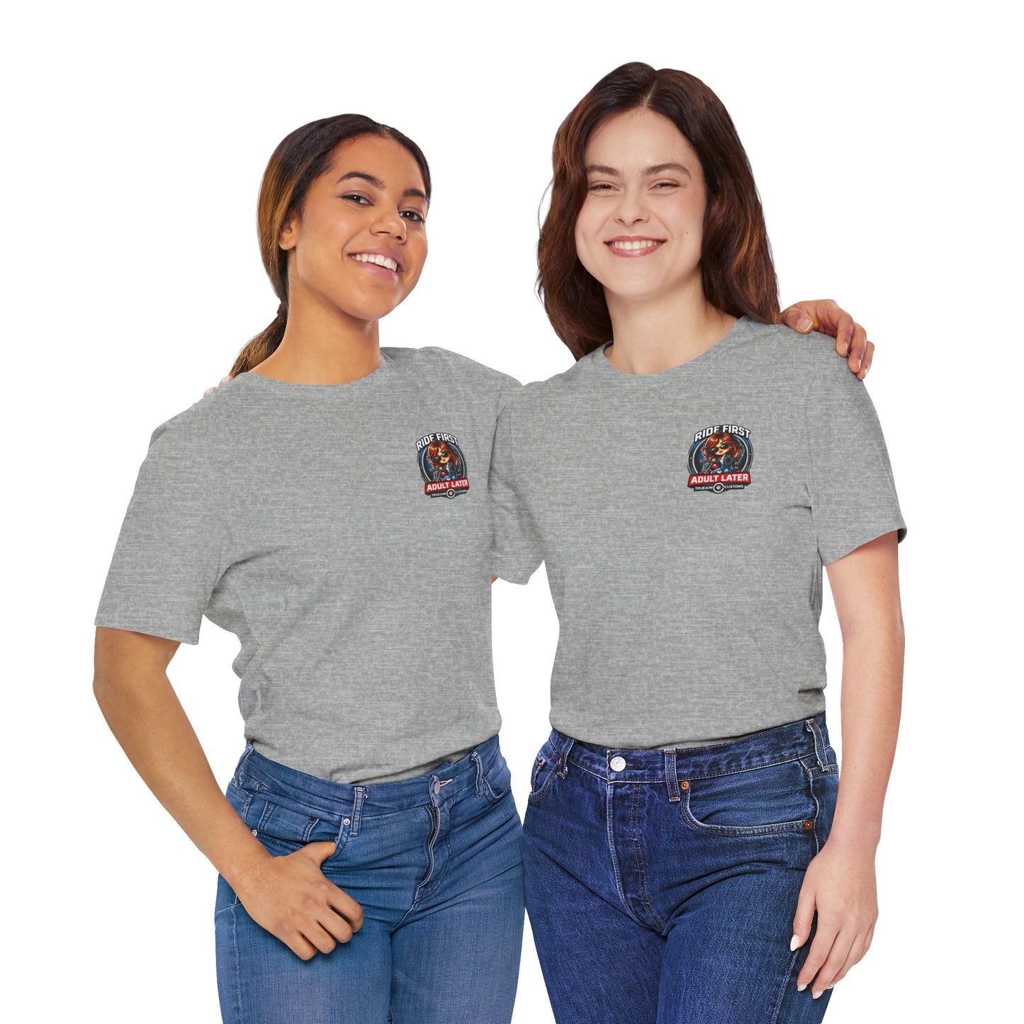 Ride First, Adult Later Motorcycle Tee