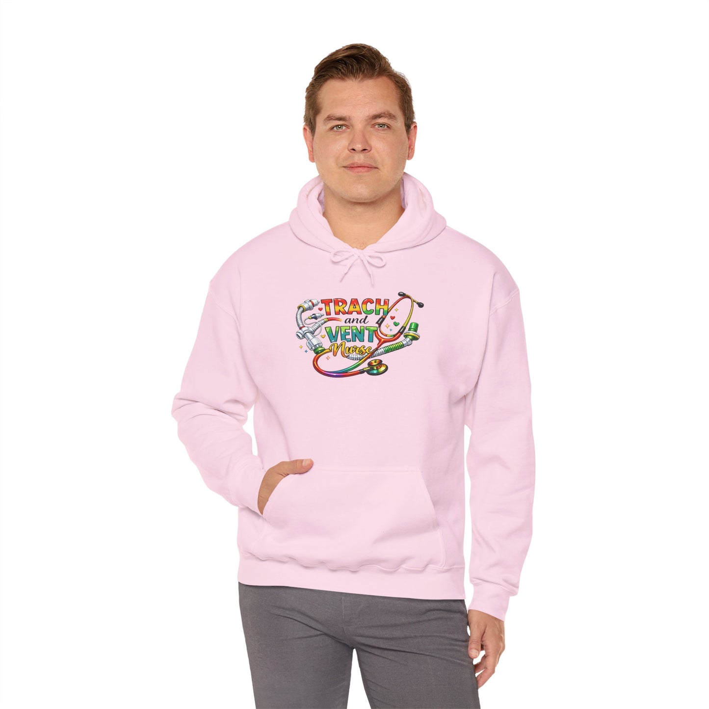 TRACH & VENT Nurse bold color Pullover