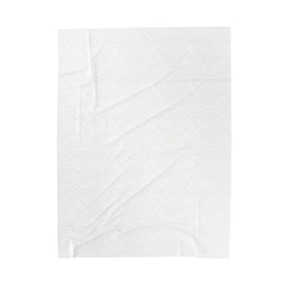 Nurse Plush Blanket — Floral Letter 'R' Pattern Velveteen Throw personalize for back to school