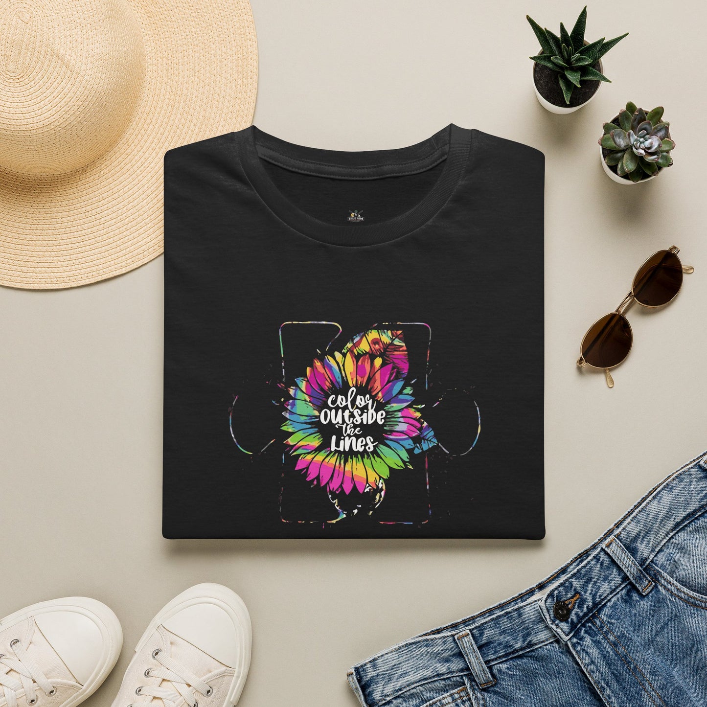 Color outside the lines t shirt