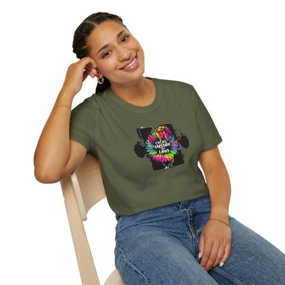 Color outside the lines t shirt