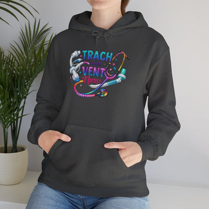 TRACH and VENT nurse Unisex Heavy Blend™ Hooded Sweatshirt