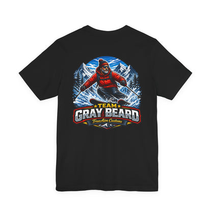 Gray Beard Ski Team T-Shirt — Vintage Mountain Skiing Graphic Tee