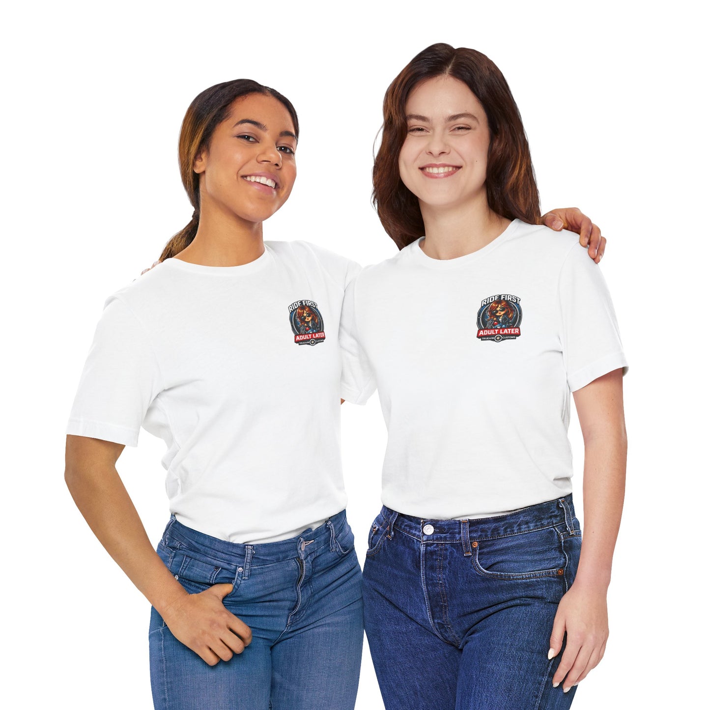 Ride First, Adult Later Motorcycle Tee