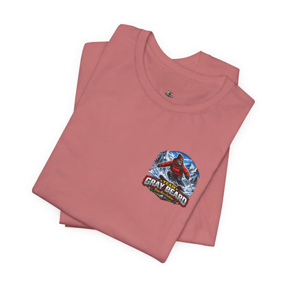 Gray Beard Ski Team T-Shirt — Vintage Mountain Skiing Graphic Tee