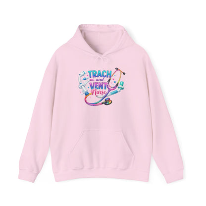TRACH and VENT nurse Unisex Heavy Blend™ Hooded Sweatshirt