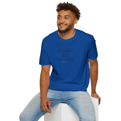 It's Simple Just Don't MISS billiards Tee