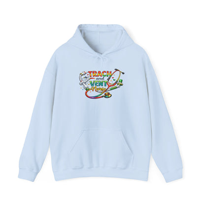 TRACH & VENT Nurse bold color Pullover