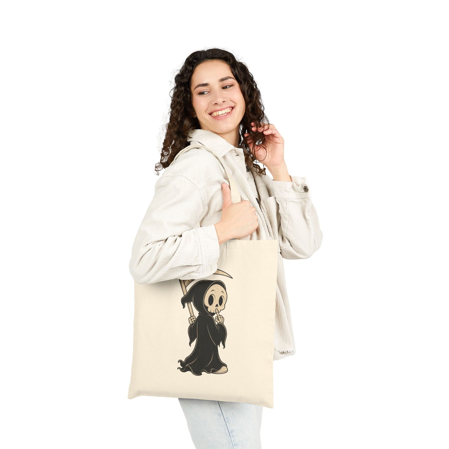 Cotton Canvas Tote Bag- I look calm but in my head i've slapped you 3 times