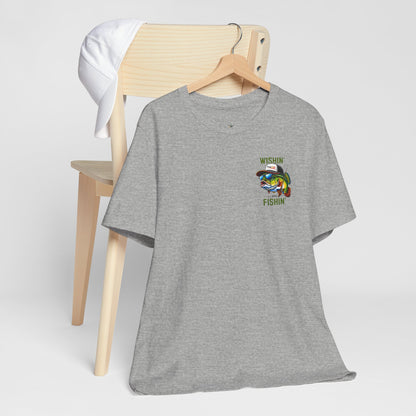 "Wishin' & Fishin'" Bass Graphic Tee
