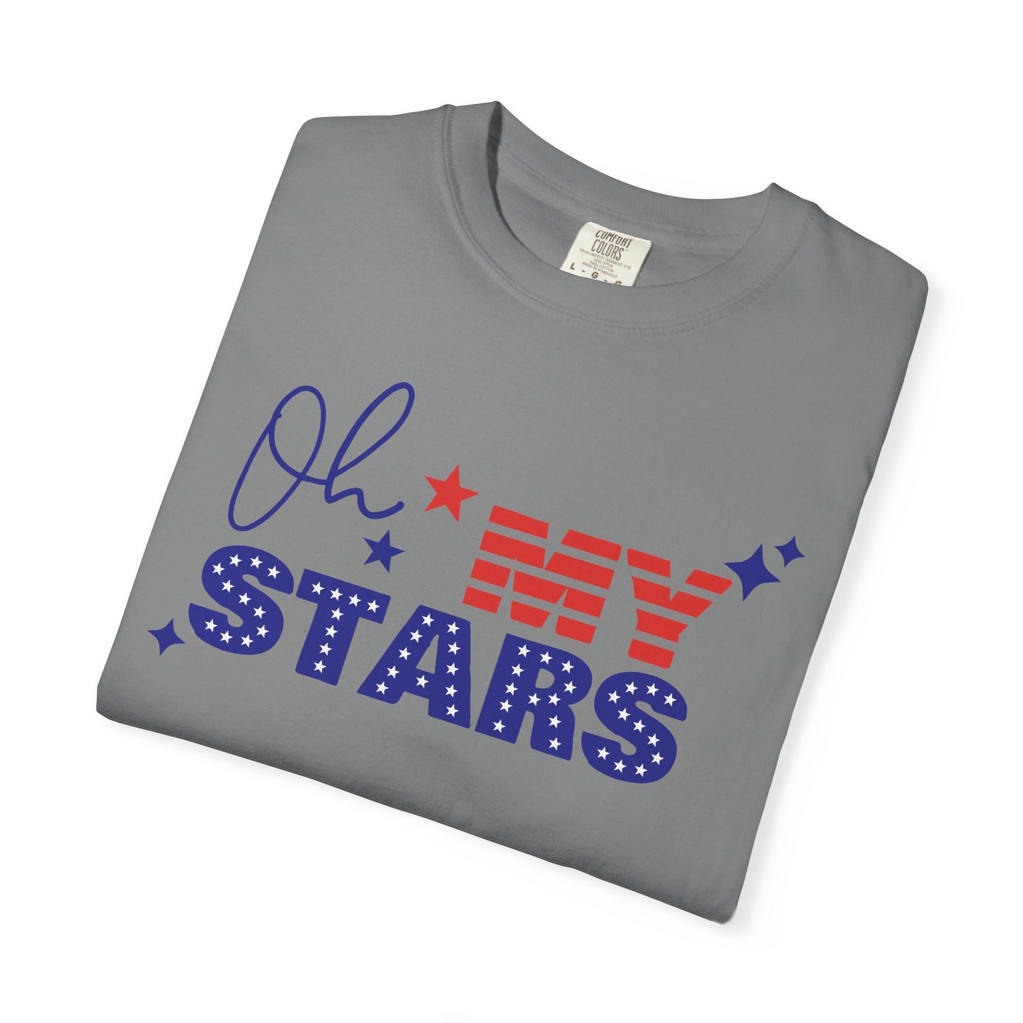Oh My Stars T-Shirt — Patriotic 4th of July American Flag Tee