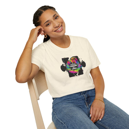 Color outside the lines t shirt