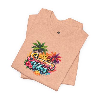 Summer Vibes T-Shirt – Tropical Palm Beach Tee