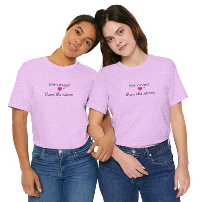 Stronger Than The Storm T-Shirt — Inspirational Motivational Tee