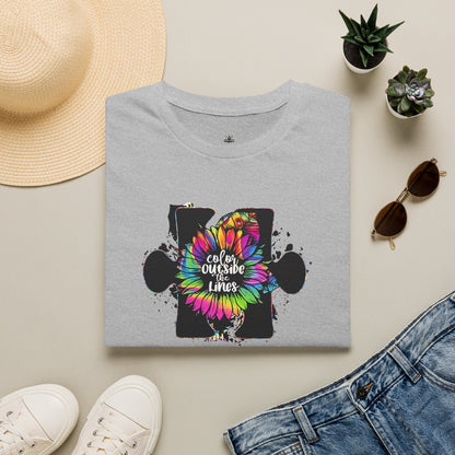 Color outside the lines t shirt