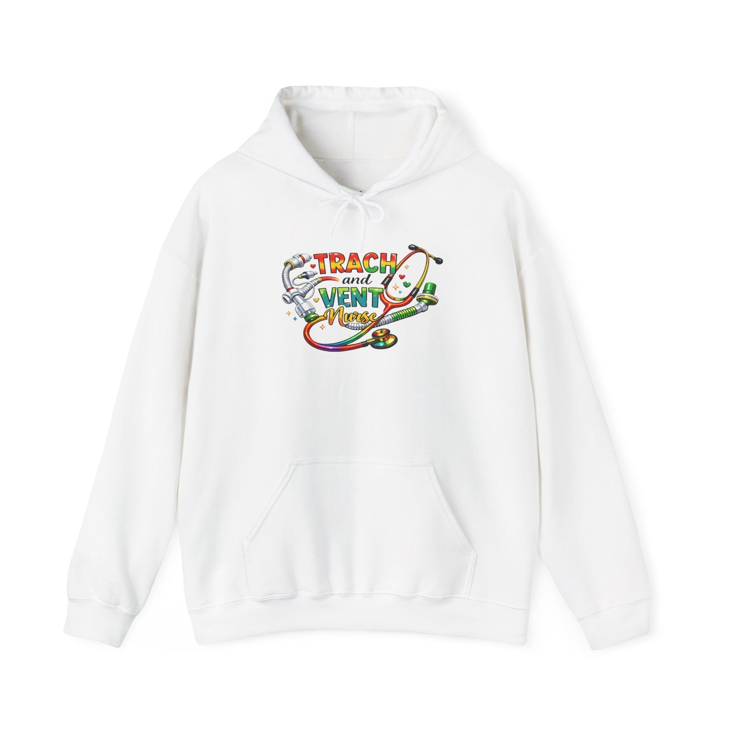 TRACH & VENT Nurse bold color Pullover