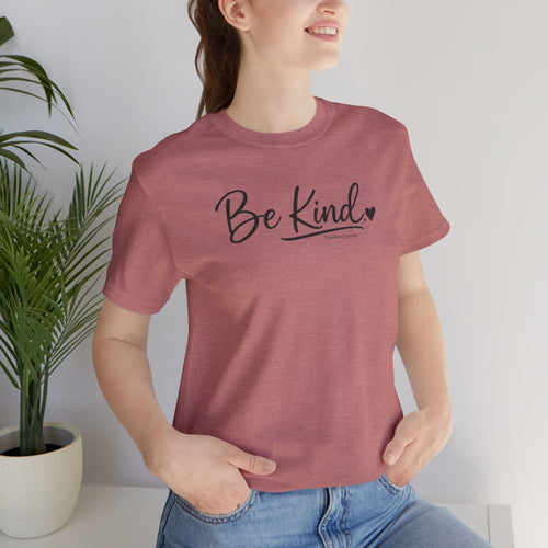 Be Kind Heart T-Shirt — Minimalist Positive Message Tee