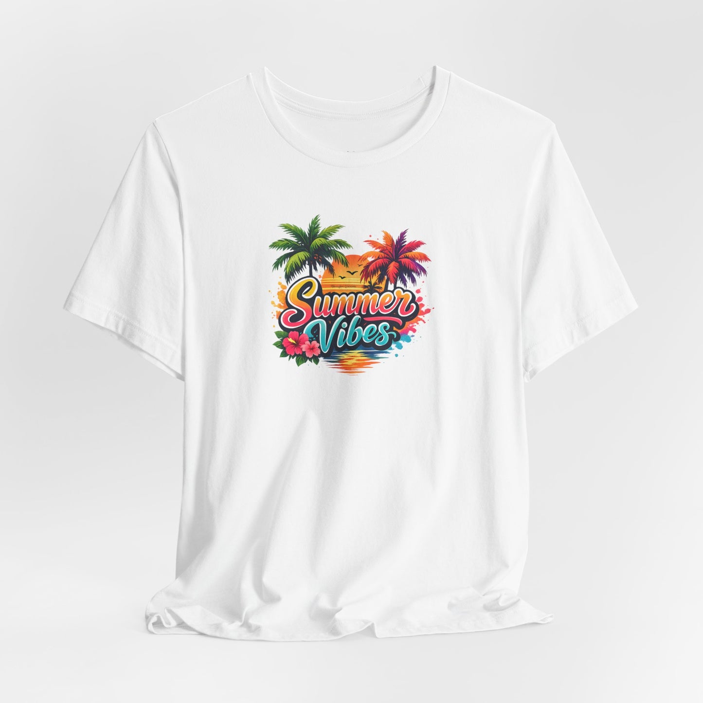 Summer Vibes T-Shirt – Tropical Palm Beach Tee