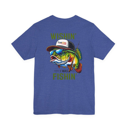 "Wishin' & Fishin'" Bass Graphic Tee