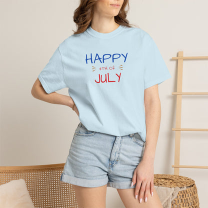 Happy 4th of July T-Shirt – Patriotic July Graphic Tee