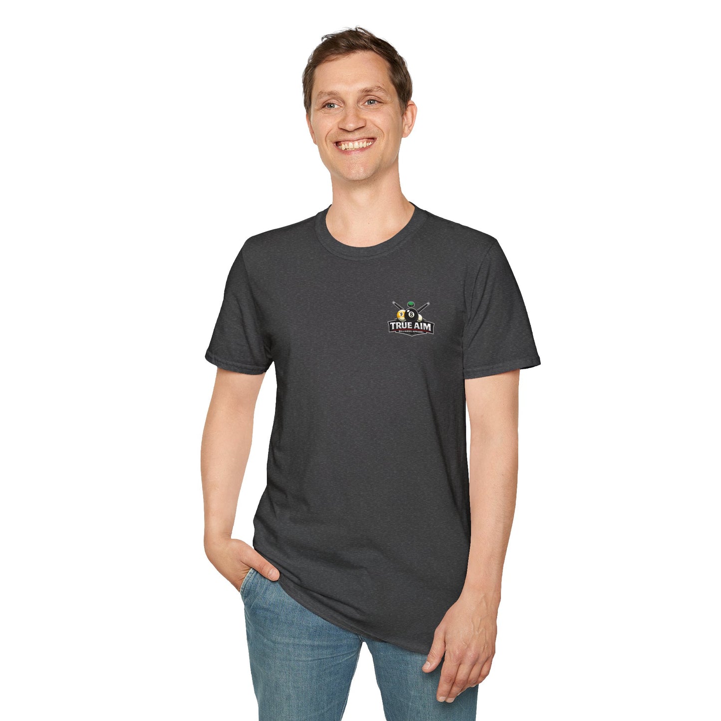 Pool Strategy T-Shirt — “My Pool Strategy Is Top Secret” Billiards Tee