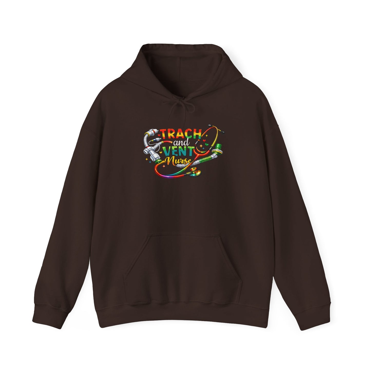 TRACH & VENT Nurse bold color Pullover