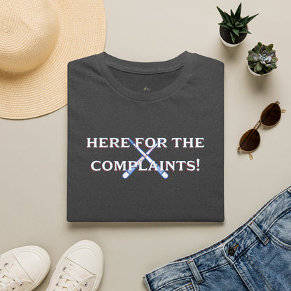 "Here for the Complaints!" Funny Sarcastic Billiards Tee