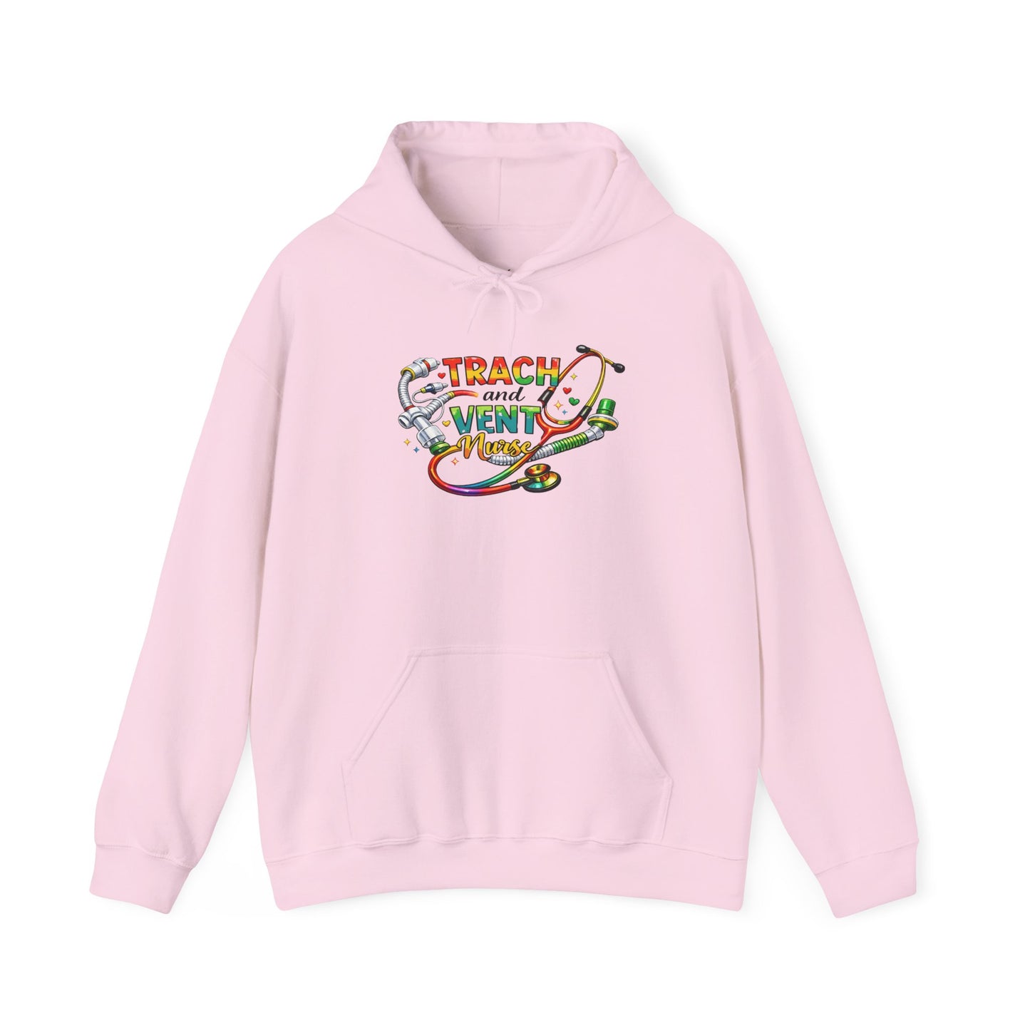 TRACH & VENT Nurse bold color Pullover