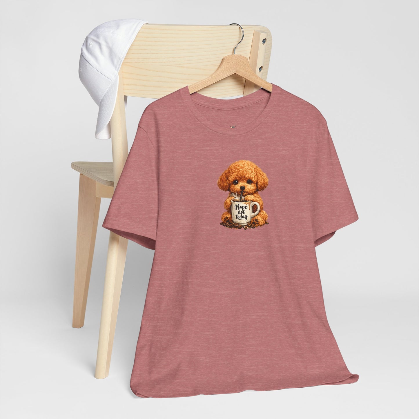 Poodle Puppy with ’Nope not today' Coffee Mug Tee