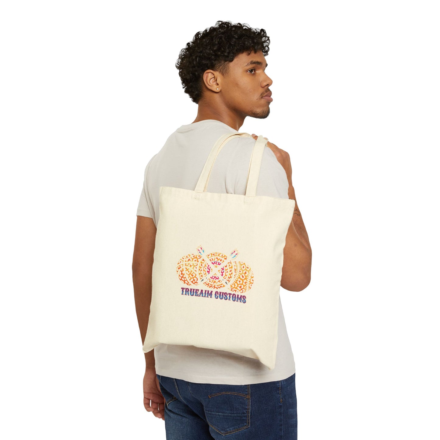 Cotton Canvas Tote Bag TrueAim Customs