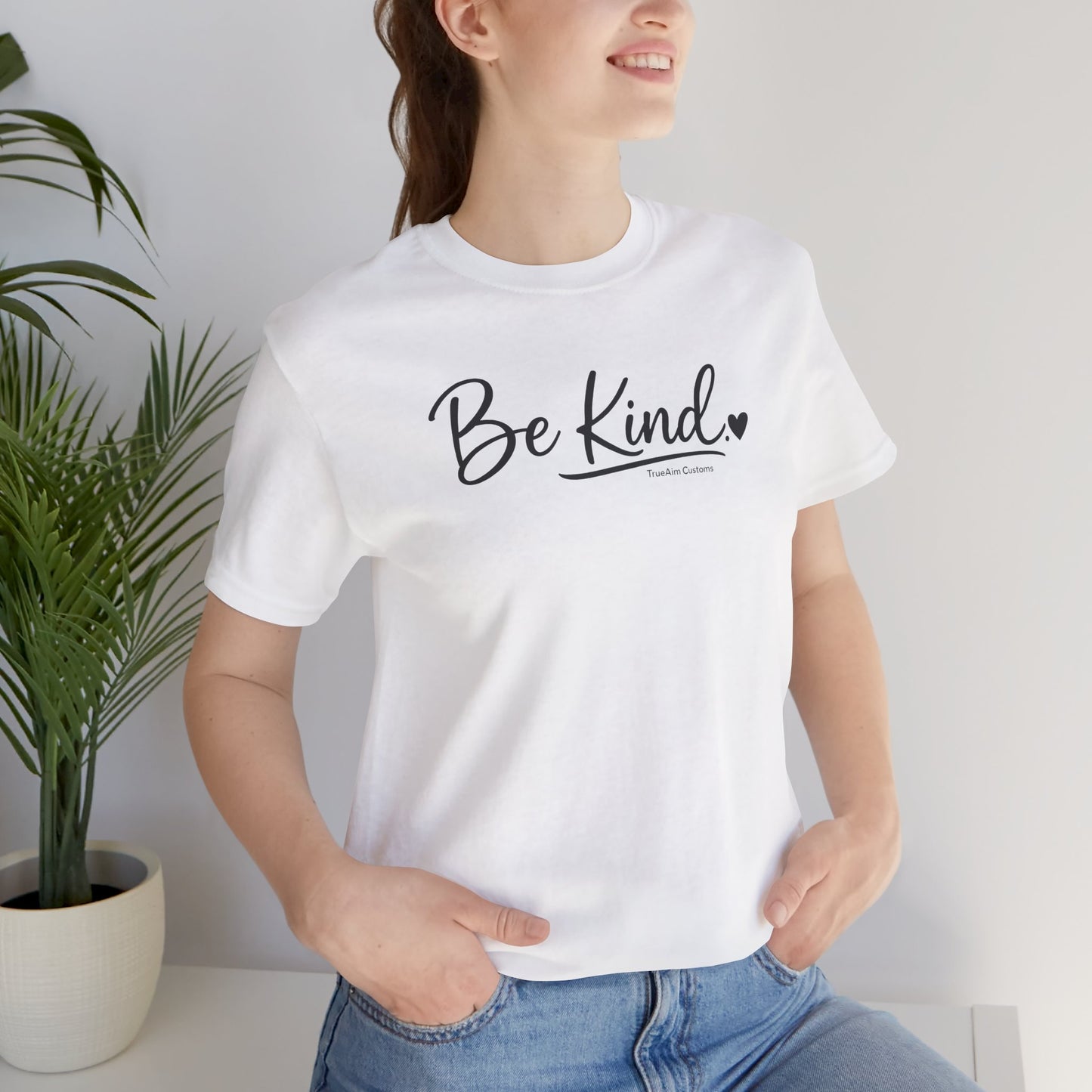Be Kind Heart T-Shirt — Minimalist Positive Message Tee