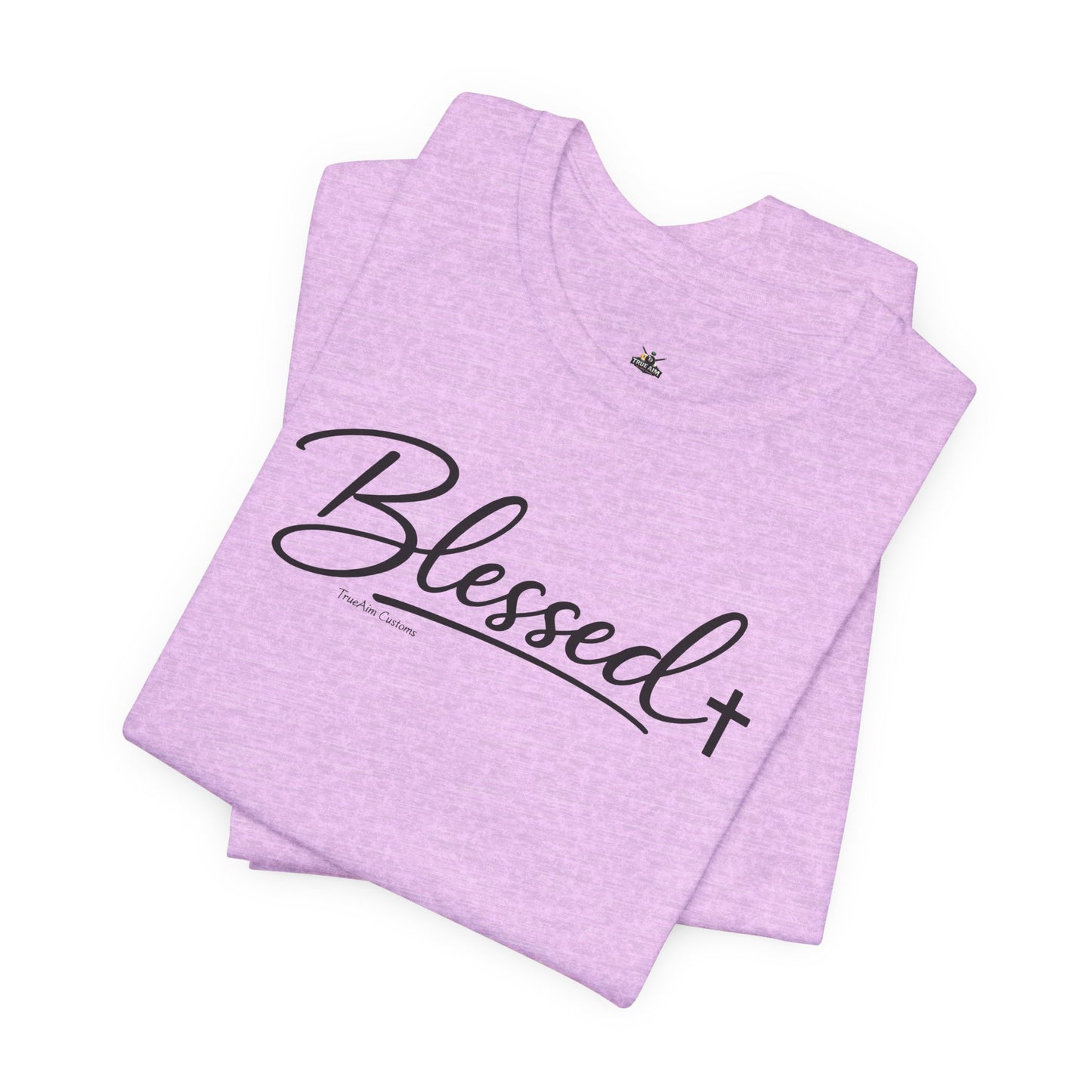 Blessed Minimalist Tee - White Short Sleeve Shirt