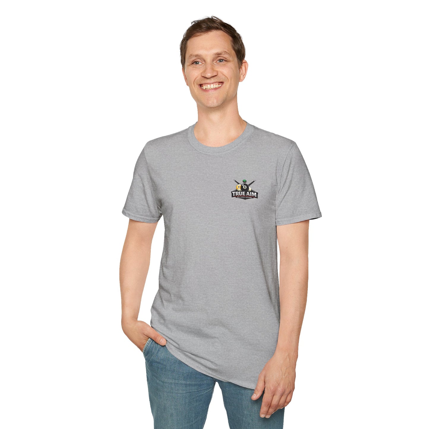 Pool Strategy T-Shirt — “My Pool Strategy Is Top Secret” Billiards Tee