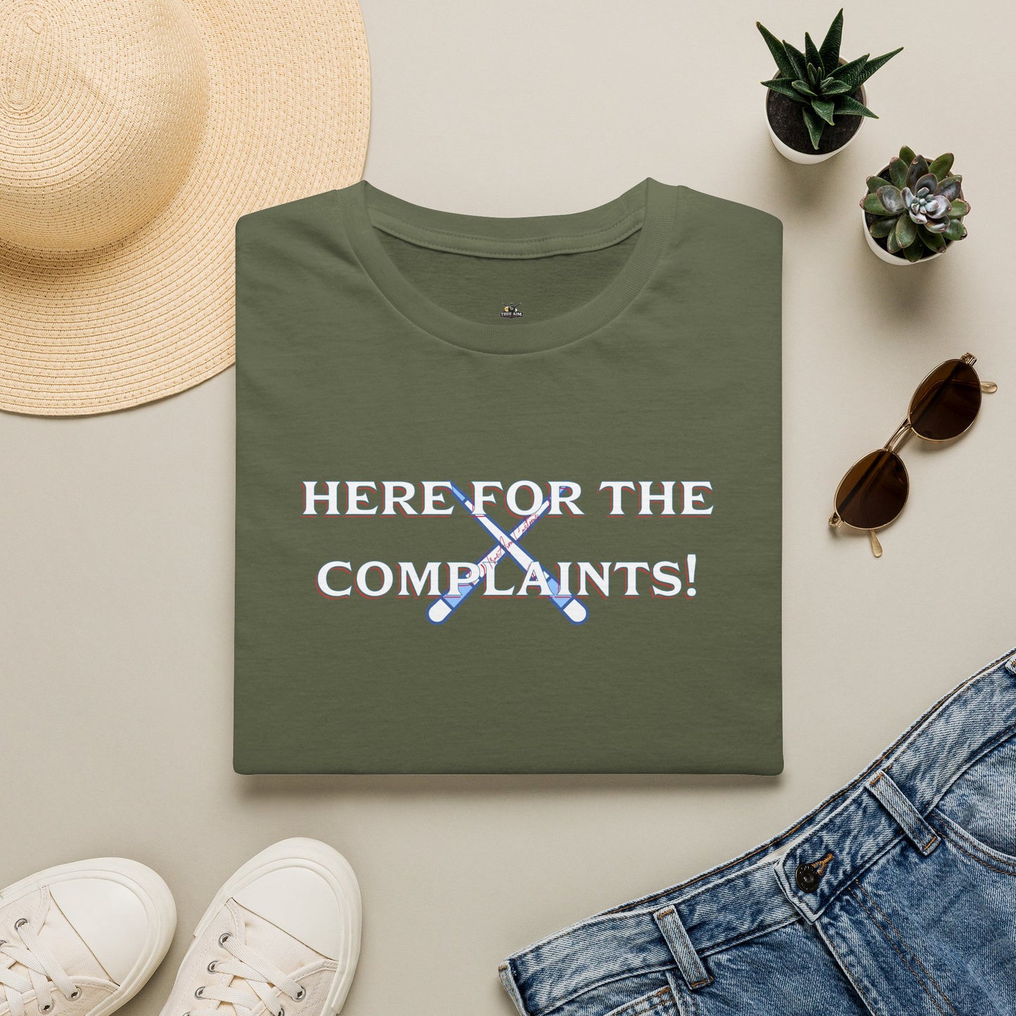 "Here for the Complaints!" Funny Sarcastic Billiards Tee