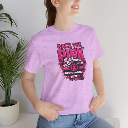 "Back The Pink” Breast Cancer Support Tee