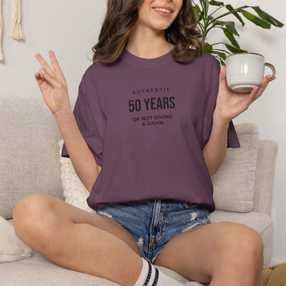 50 Years of Not Giving a Damn T-Shirt