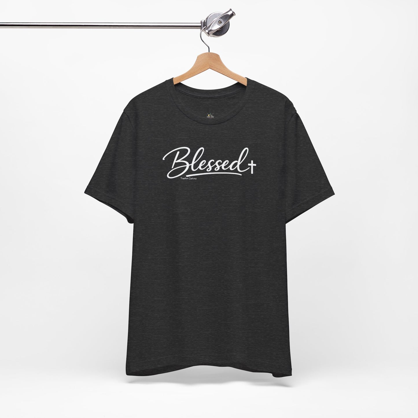 Blessed Minimalist Tee - White Short Sleeve Shirt