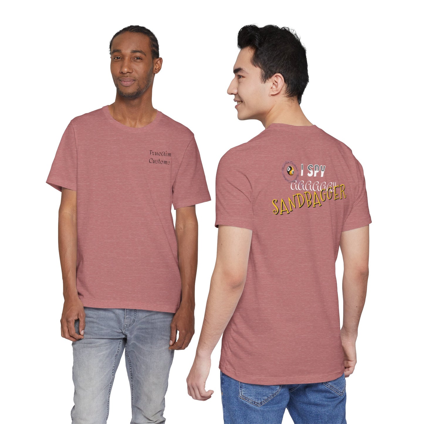 I Spy a Sandbagger T-Shirt — Funny billiards Sandbagger Tee