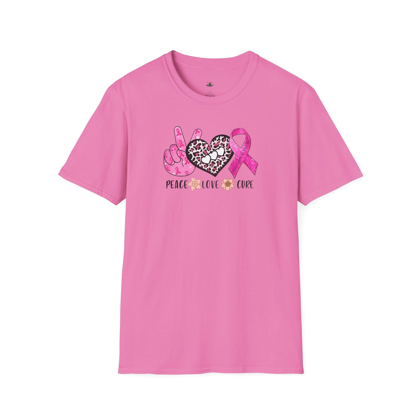 Breast Cancer Awareness Peace Love Hope T-Shirt