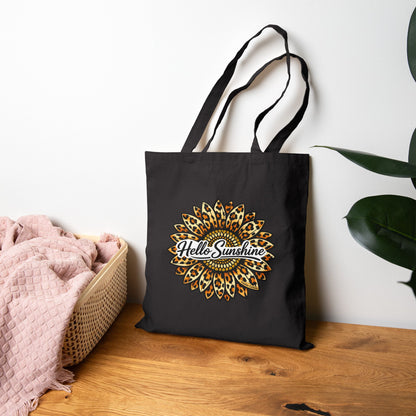 Hello Sunshine Sunflower Tote Bag