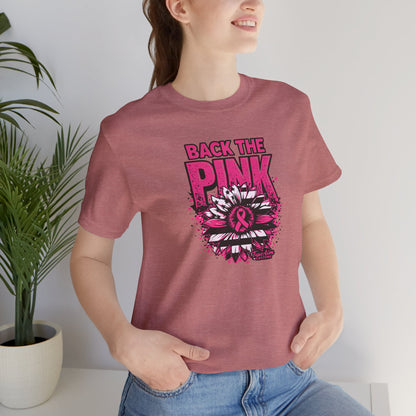 "Back The Pink” Breast Cancer Support Tee