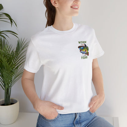 "Wishin' & Fishin'" Bass Graphic Tee