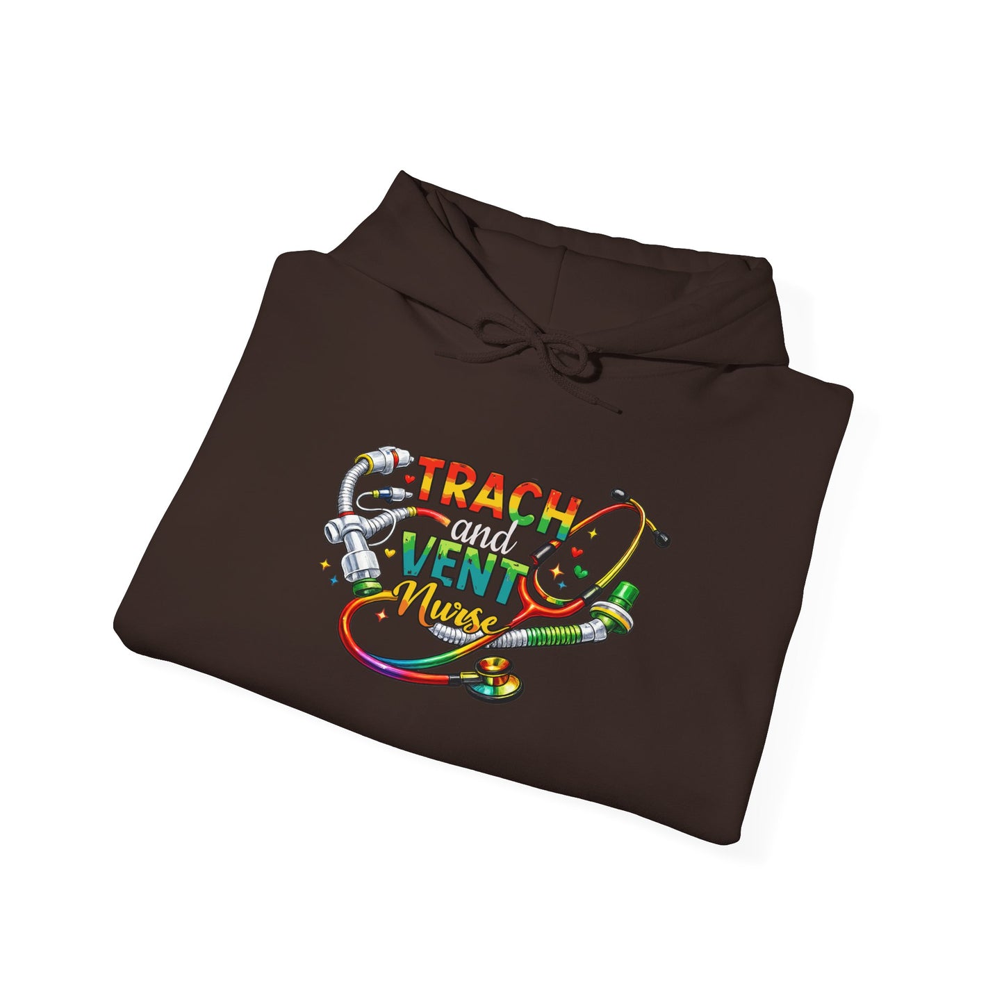 TRACH & VENT Nurse bold color Pullover