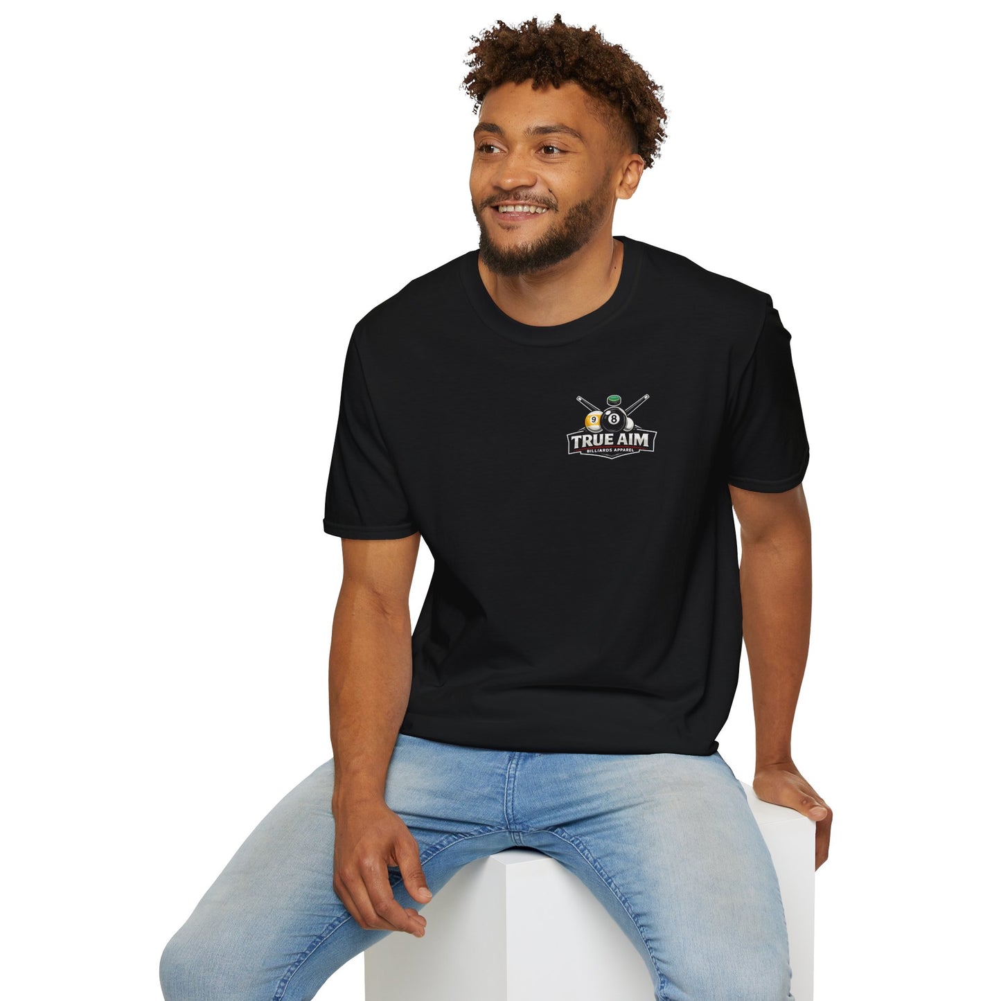 Billiards T-Shirt — "Call Your Pocket or Your Excuses" 8-Ball Graphic Tee