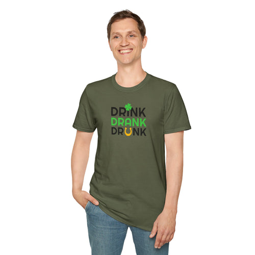 "Drink Drank Drunk" St. Patrick's Day Party Tee