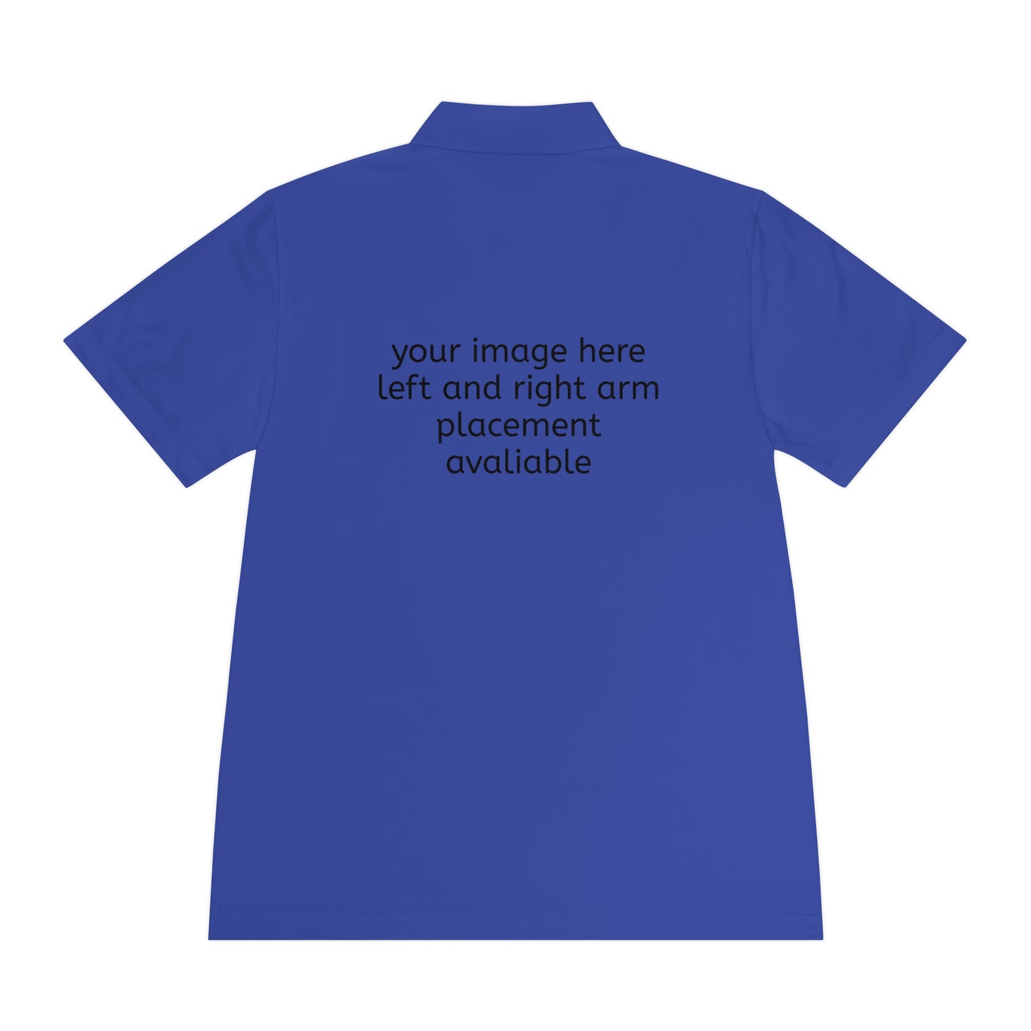 Custom Men's Sport Polo — Personalized Front/Back Logo Athletic Shirt