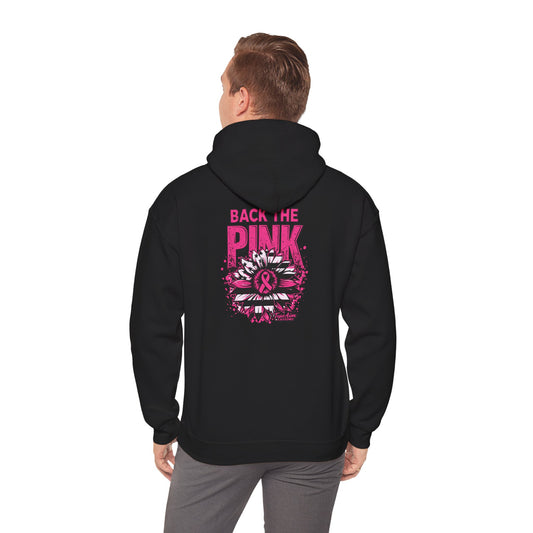 Back the Pink breast cancer Graphic Hooded Sweatshirt